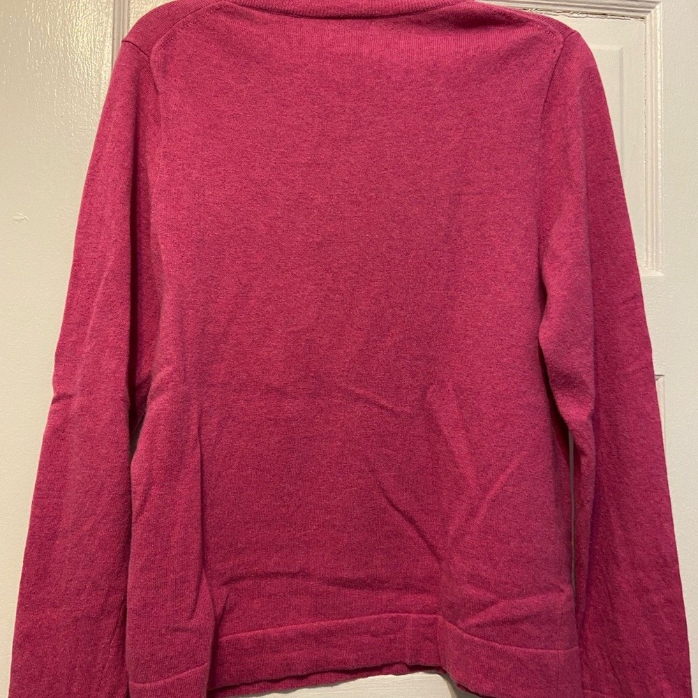 J. Crew Raspberry Pink Knit Top - Picture 4 of 4
